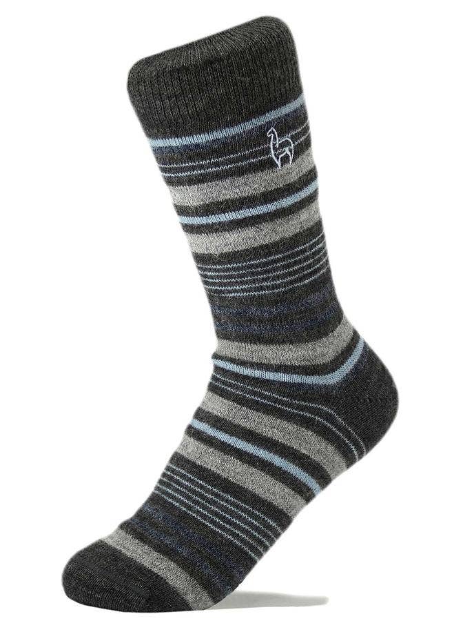 Shupaca Alpaca Socks - Stripe - Azul