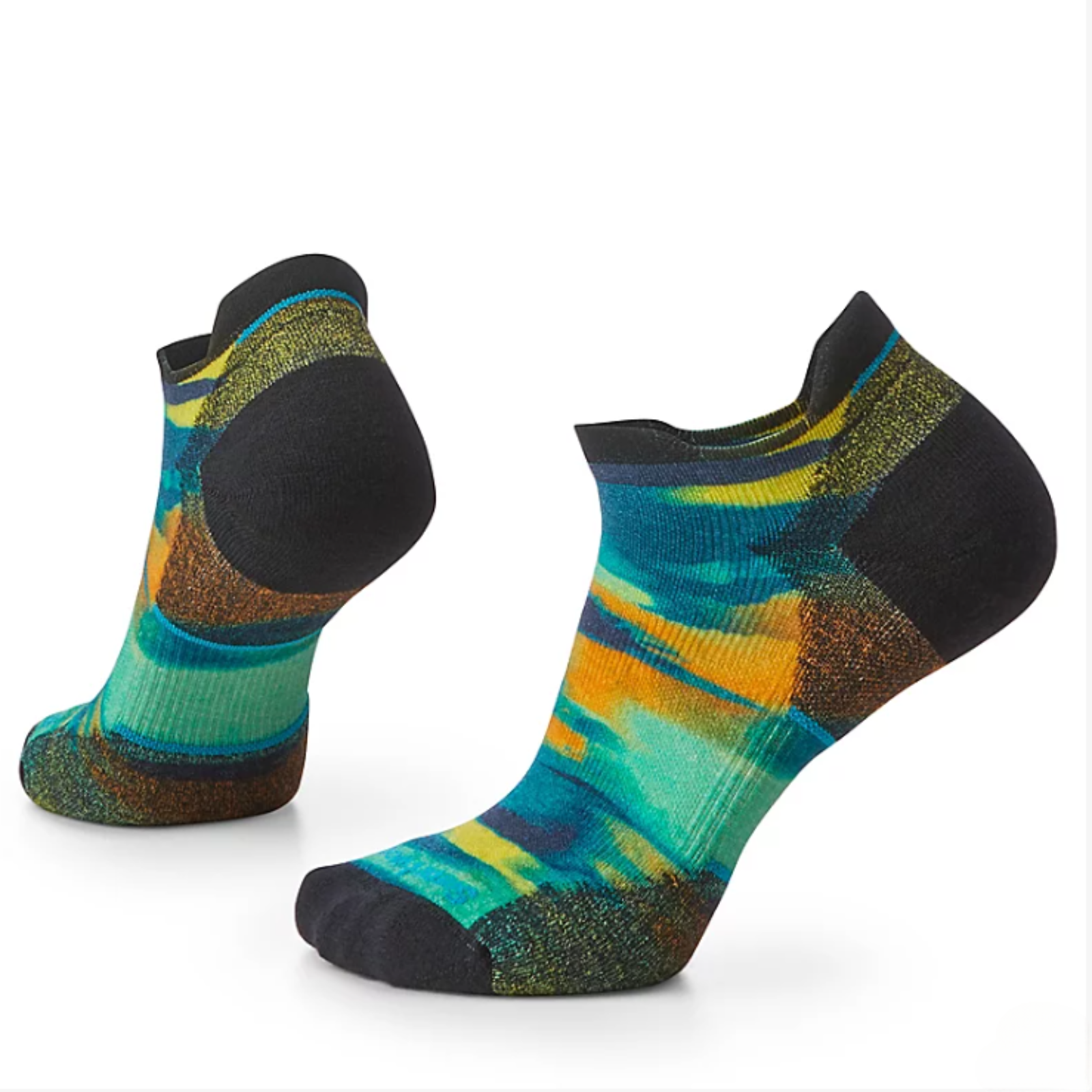 Smartwool Run Targeted Cushion Brushed Print Low Ankle women's sock