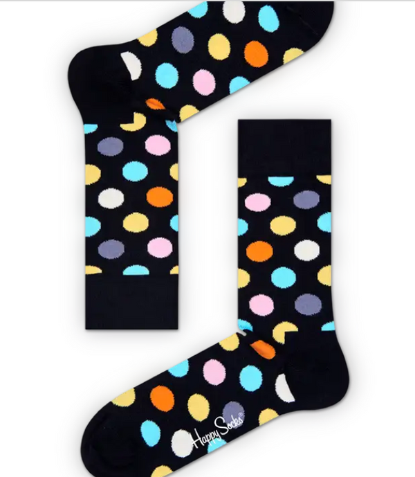 Happy Socks Big Dot Sock, colorati e divertenti, calzini per