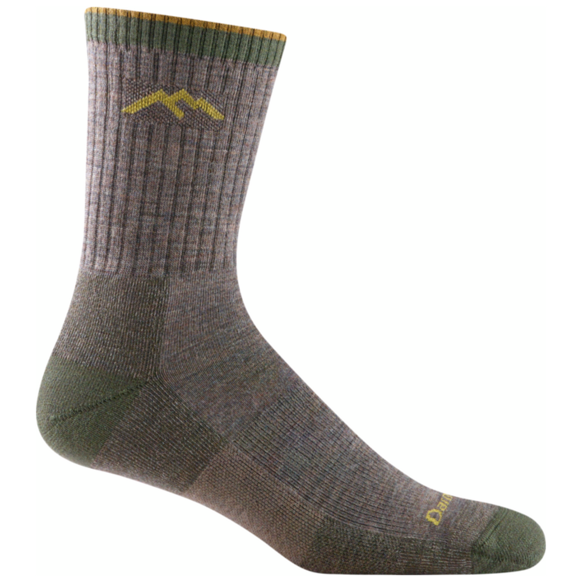 Darn Tough 1466 Hiker Micro Crew Midweight with Cushion Men&#39;s Sock in taupe