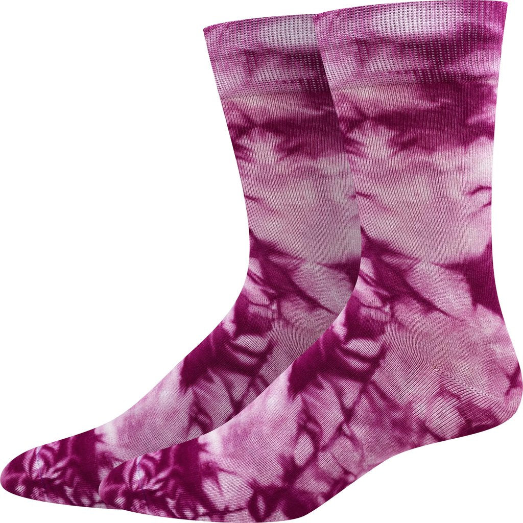 Sock Harbor Purple Tie Dye women&#39;s and men&#39;s sock