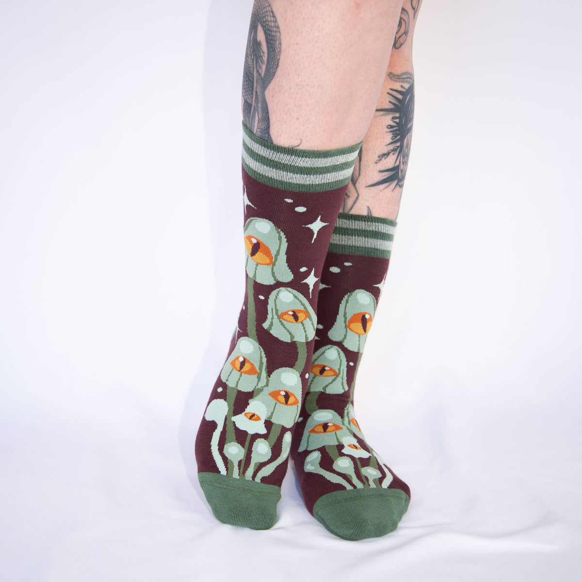 Foot Clothes/Mystic Mushrooms Crew Socks