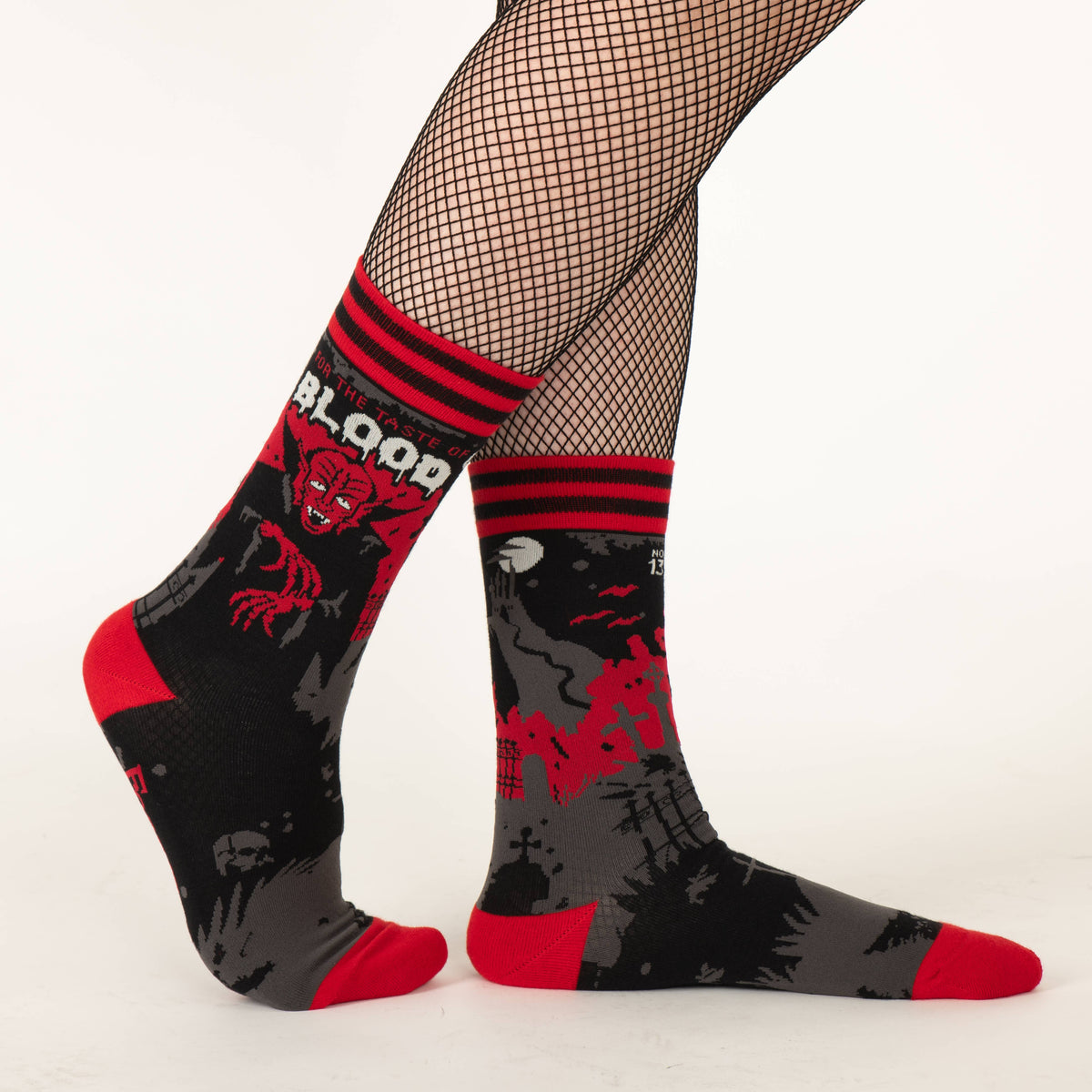 Foot Clothes/Dracula's Bloodlust Crew Socks