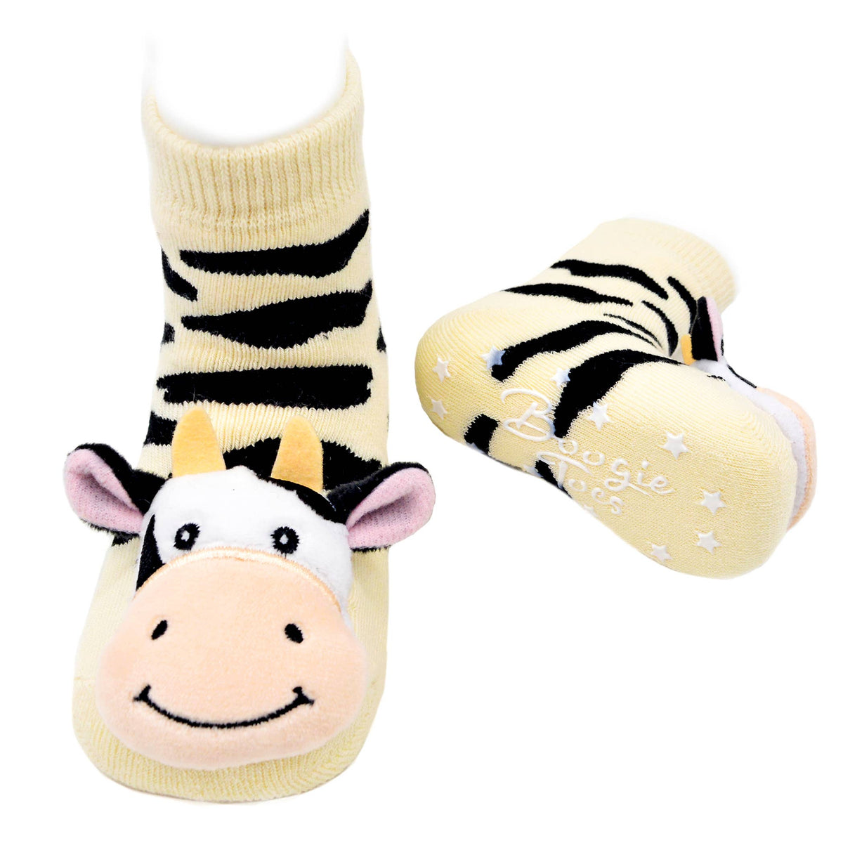 Liventi/Bella The Cow Boogie Toes - Baby Rattle Socks