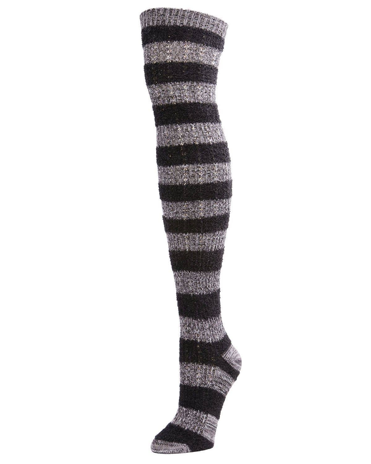 MeMoi Toulouse Over the Knee Striped Sock