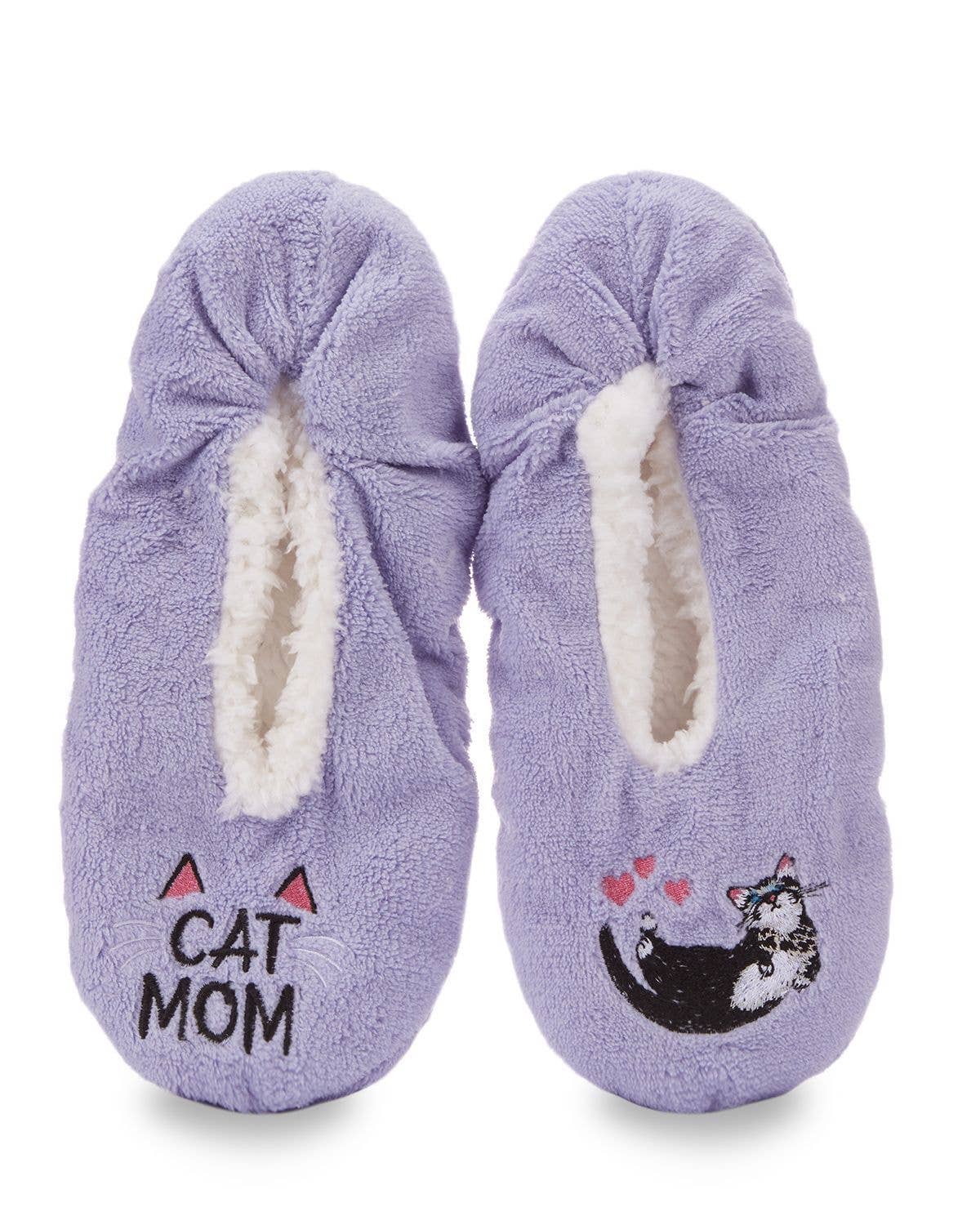 Memoi/Cat Mom Sherpa Lined Slippers