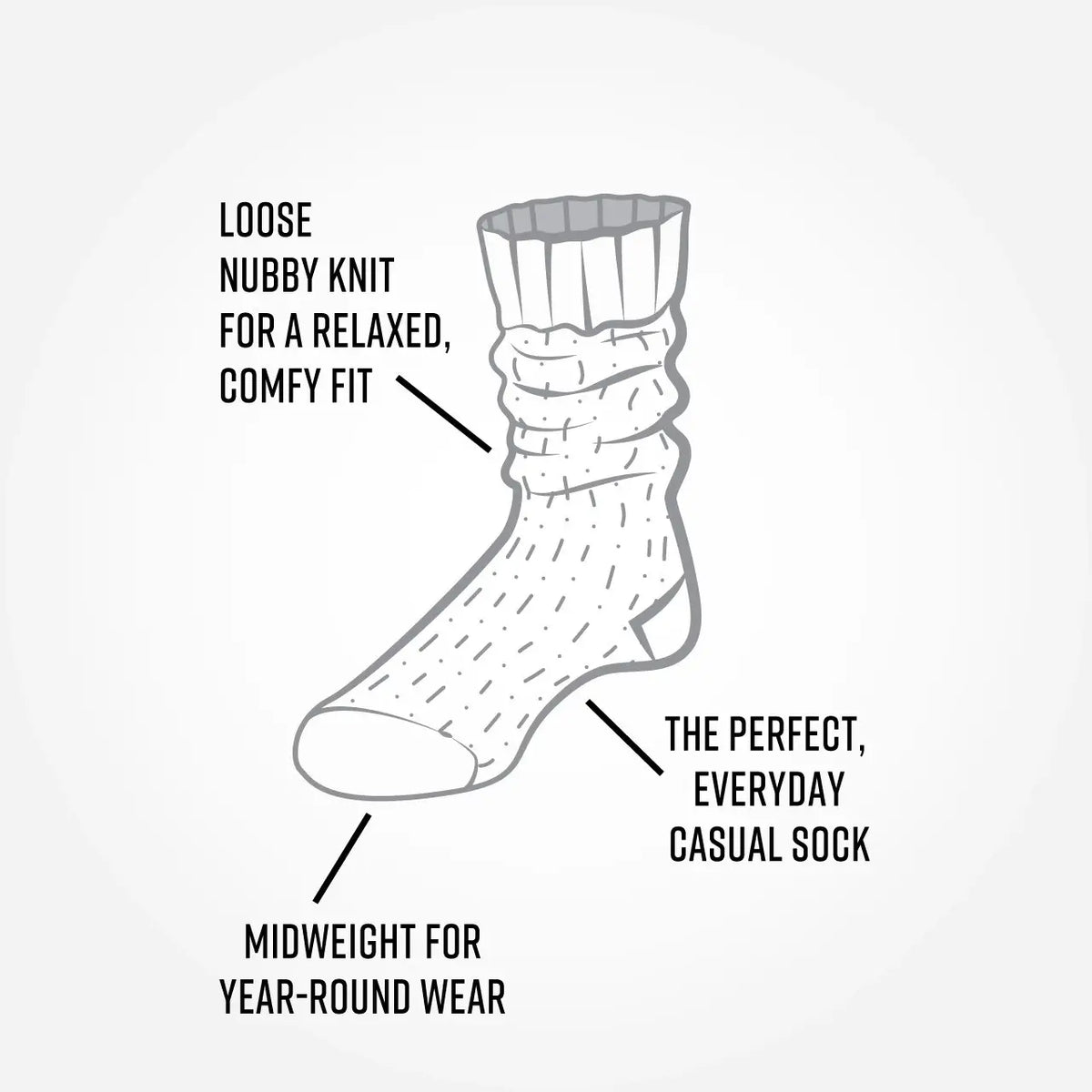 Maggie's Organics/Organic Cotton Solid Ragg Socks