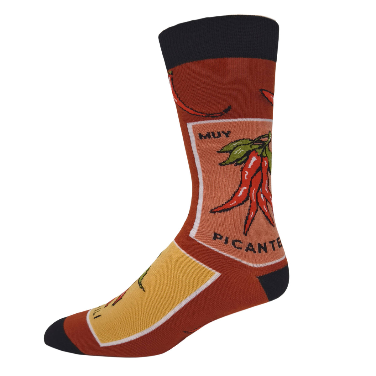 Oooh Yeah/Picante | Men's Novelty Cotton Crew Socks