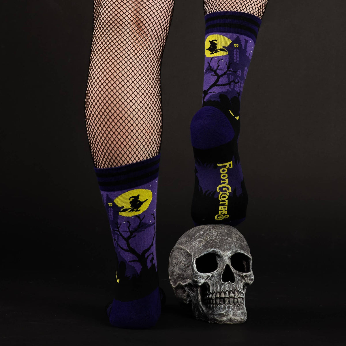 Foot Clothes/Haunted House Crew Socks