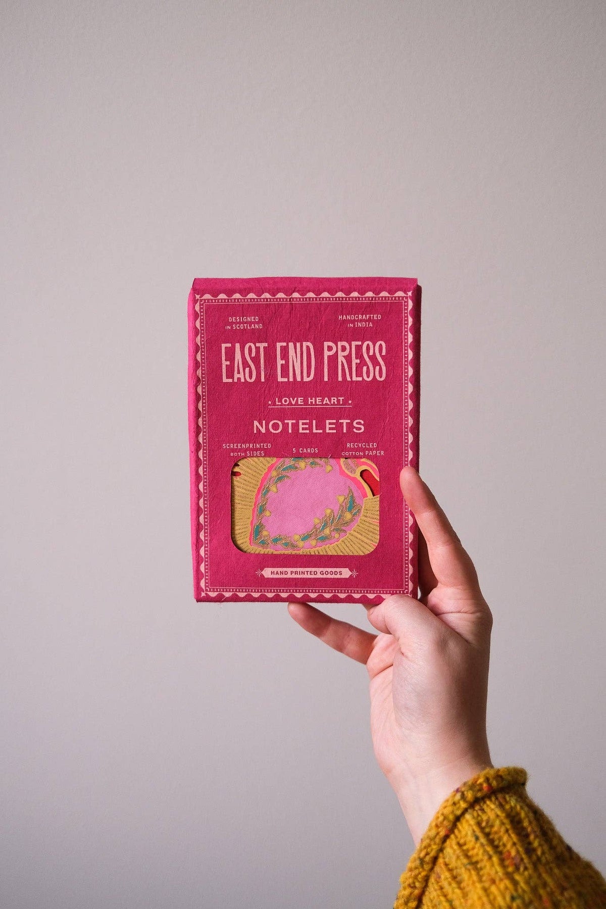 East End Press/Love Heart Notelet Set