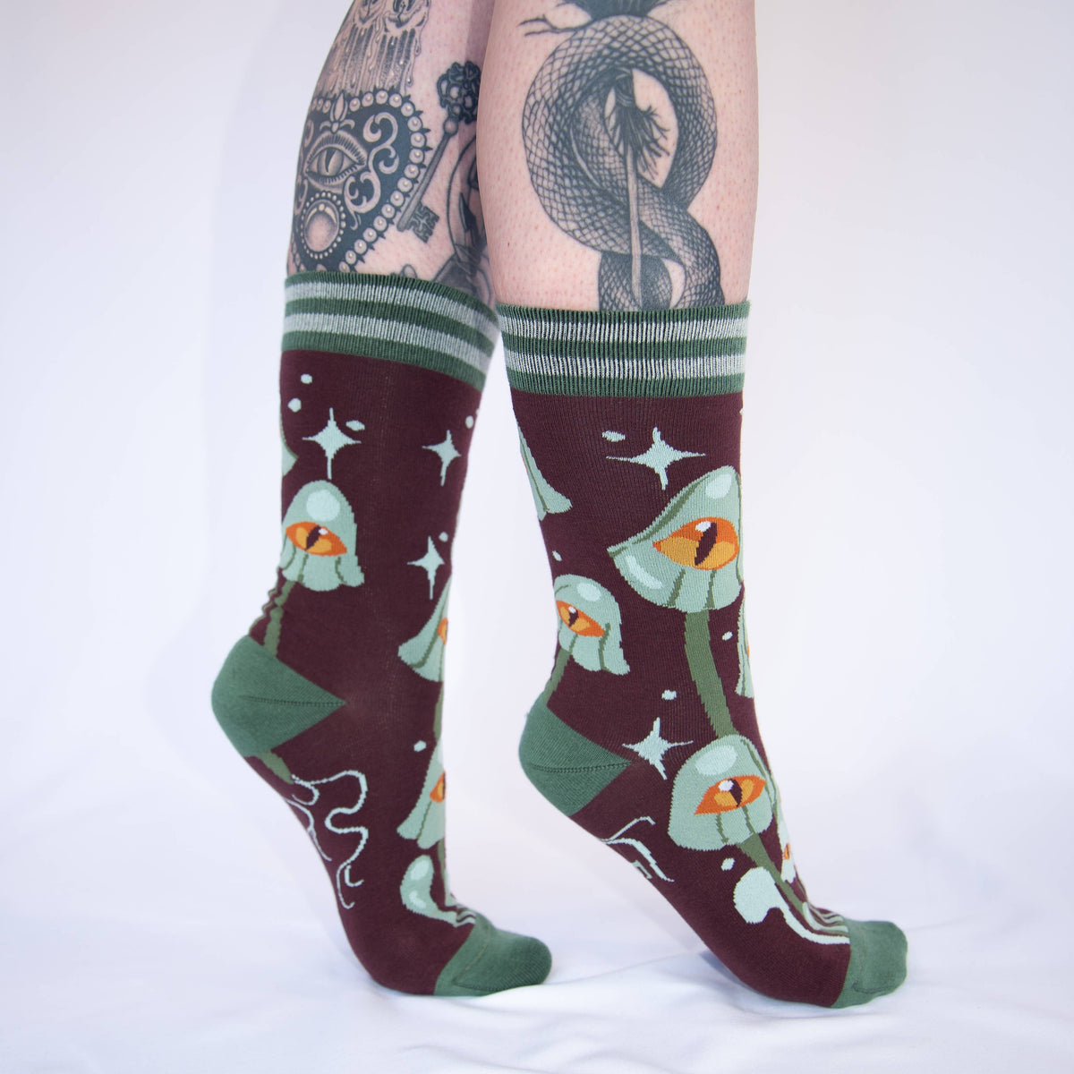 Foot Clothes/Mystic Mushrooms Crew Socks