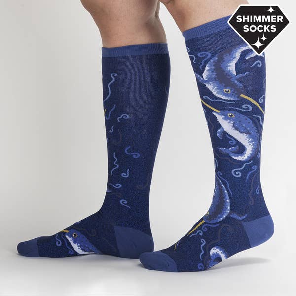 Sock it to Me/Knee High Sock: Once Upon a Narwhal