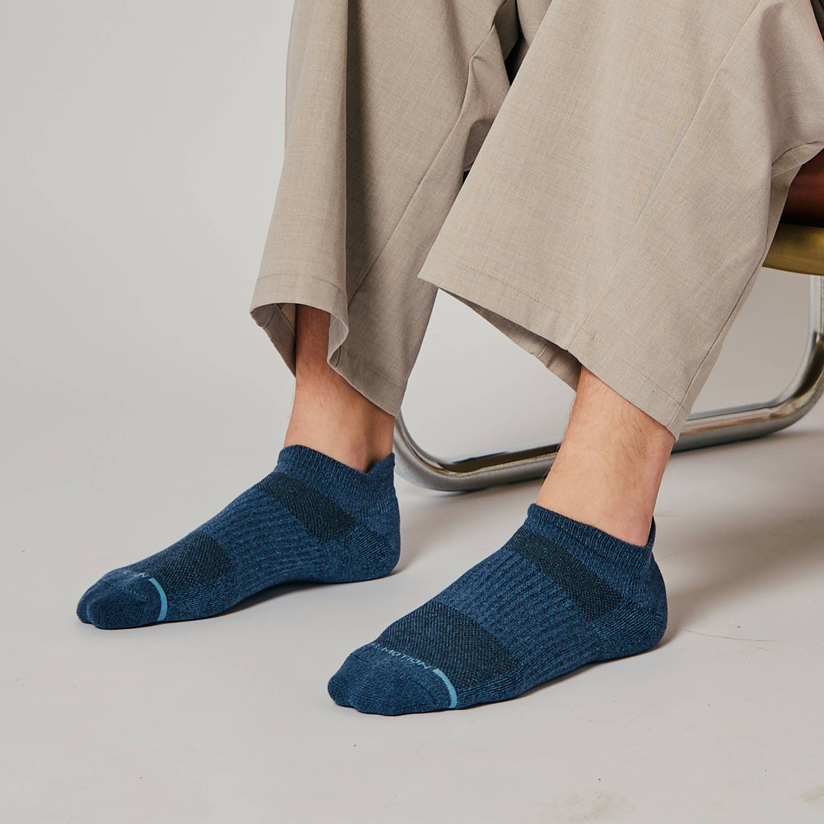 Dr. Motion/Basic Marl | Ankle Compression Socks For Men