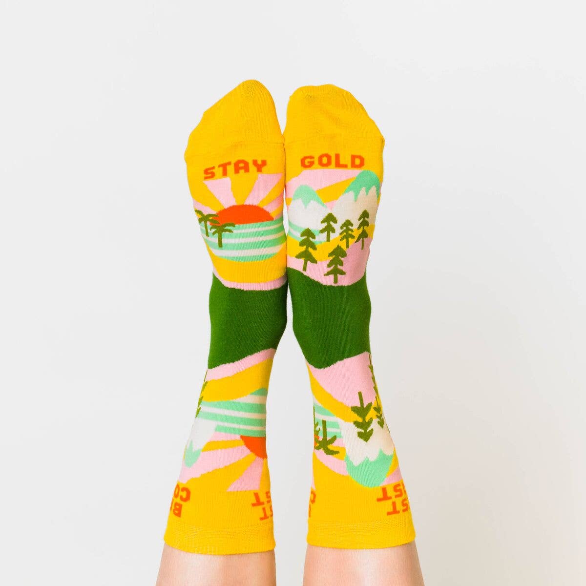 Yellow Owl Workshop  - West Coast Best Coast Crew Socks