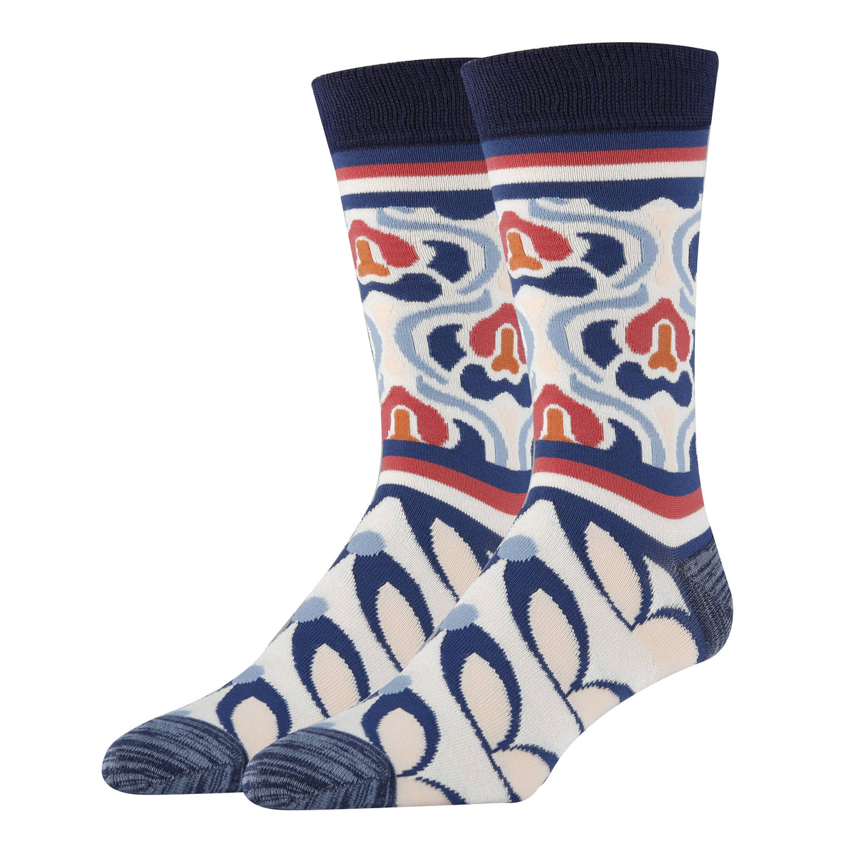 Oooh Yeah!/Deco Terra | Men&#39;s Bamboo Crew Funny Socks