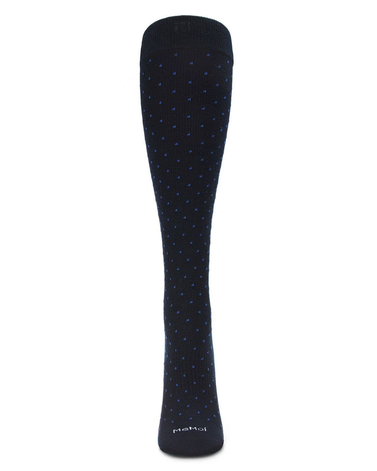 MeMoi/Swiss Dot Cotton Compression Socks