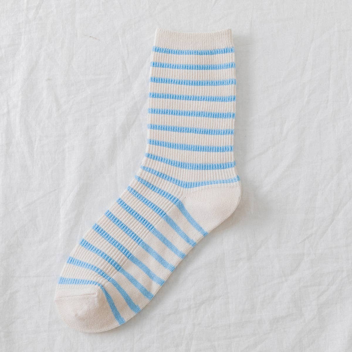 Yuppie Sox WOMEN NEW STRIPED CUTE BREATHABLE PILE SOCKS