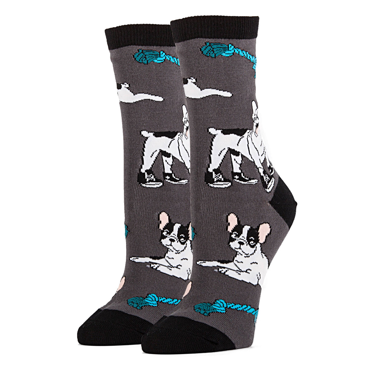 Oooh Yeah!/Pardon My | Women&#39;s Cotton Crew Funny Socks