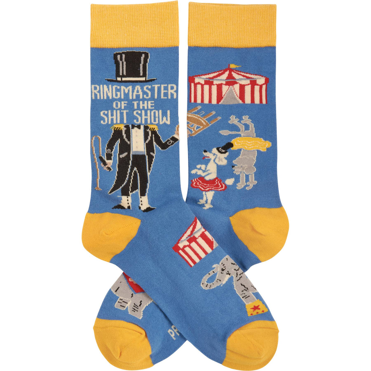 Primitives by Kathy/Ringmaster Of The Shitshow Socks