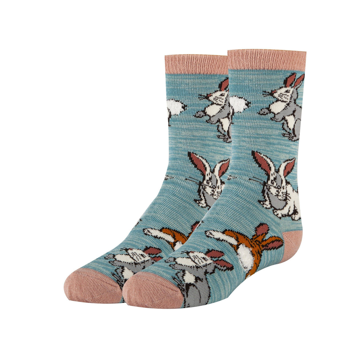 Oooh Yeah! Bunny Hop | Kid's Funny Animal Cotton Crew Socks