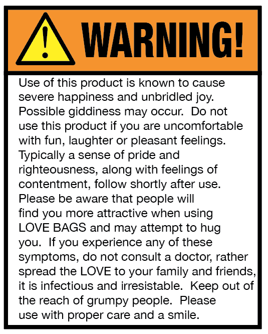 LOVE bag/Stash It Tote Bag - LOVE Blanket