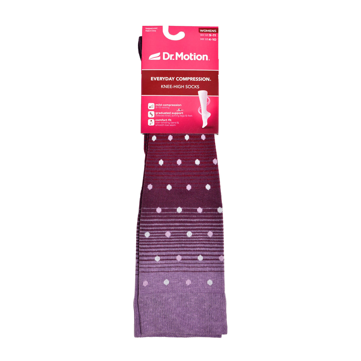 Dr. Motion/Ombre with Dots | Knee-High Compression Socks For Women