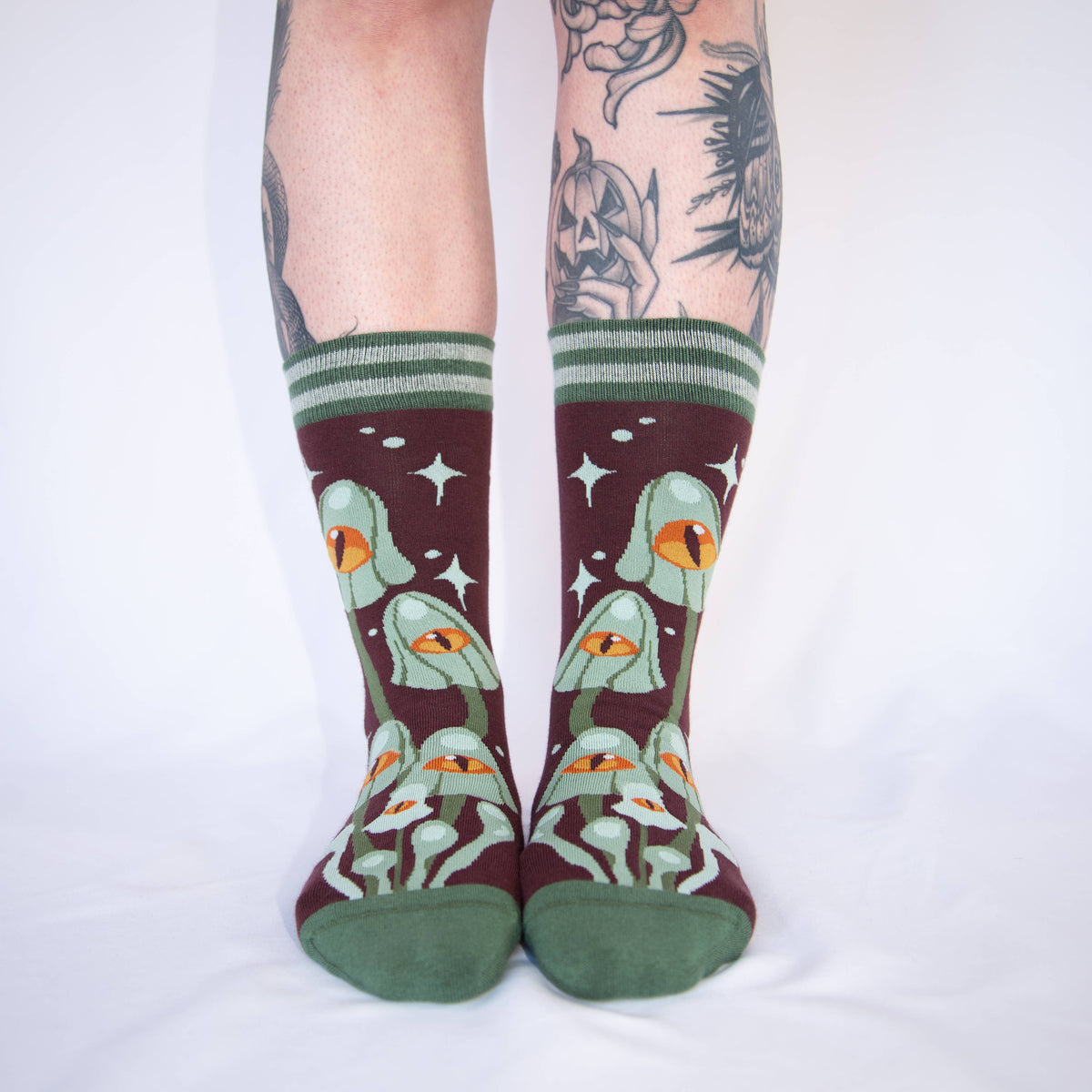 Foot Clothes/Mystic Mushrooms Crew Socks