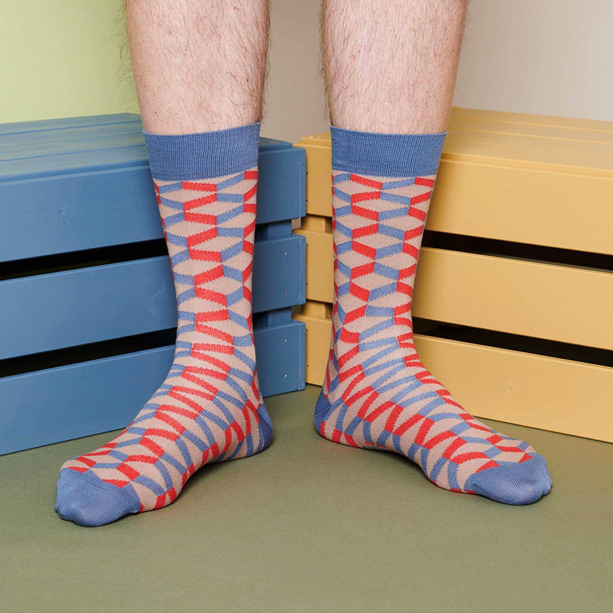 Catherine Tough/Men&#39;s Organic Cotton Crew Socks