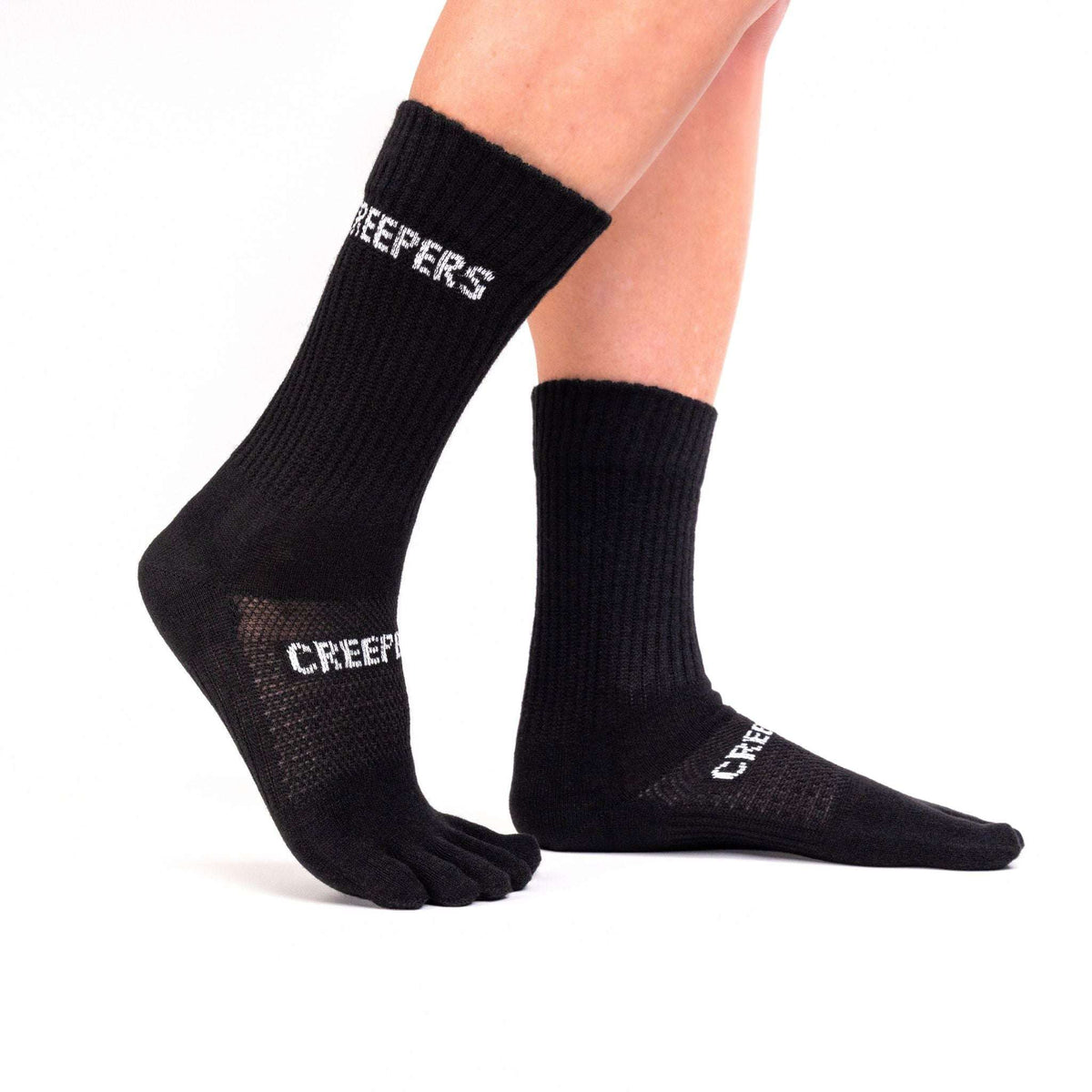 Creepers/Merino Toe socks, Crew Length