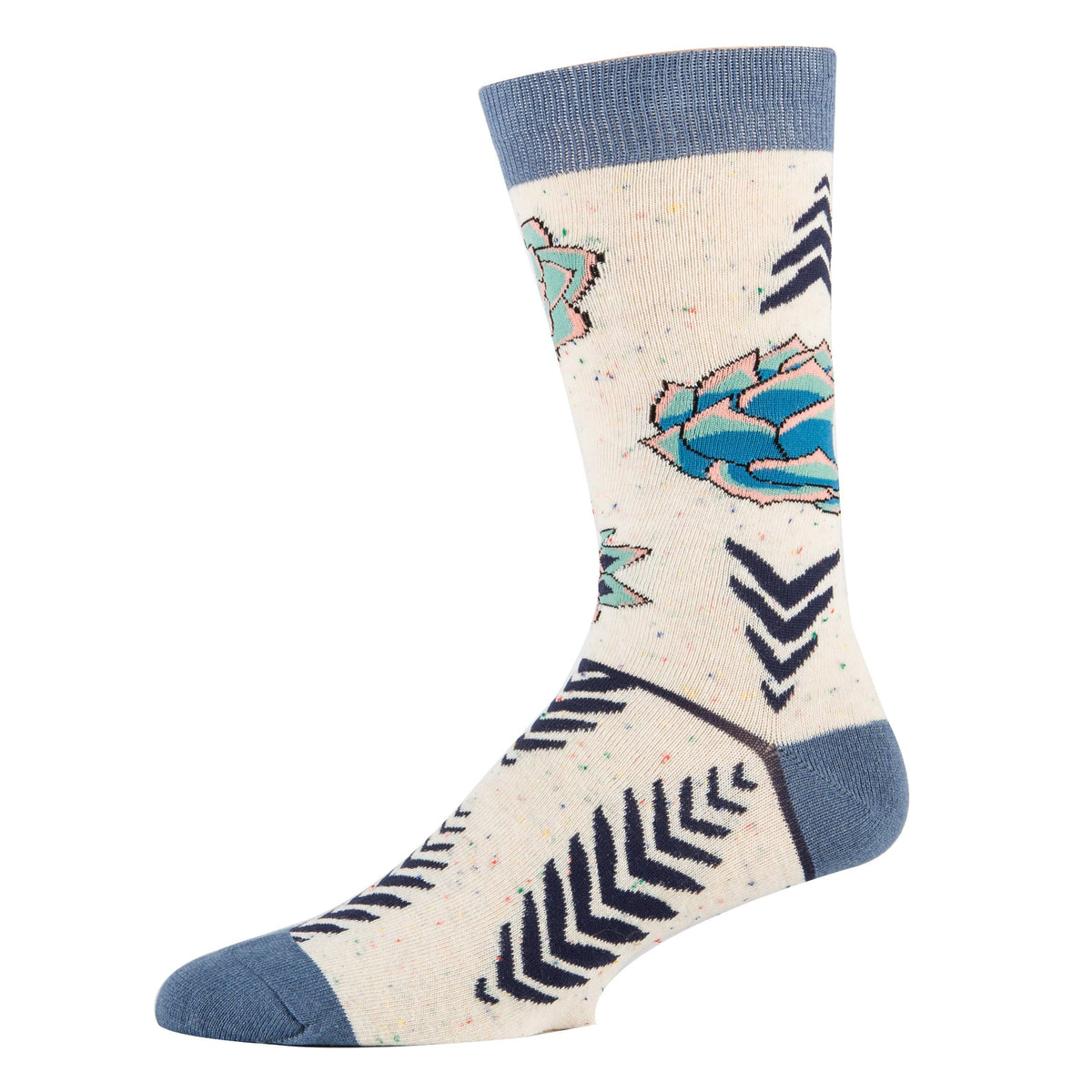 Sock it Up/Succulent Dreams | Men&#39;s Premium Cotton Crew Socks