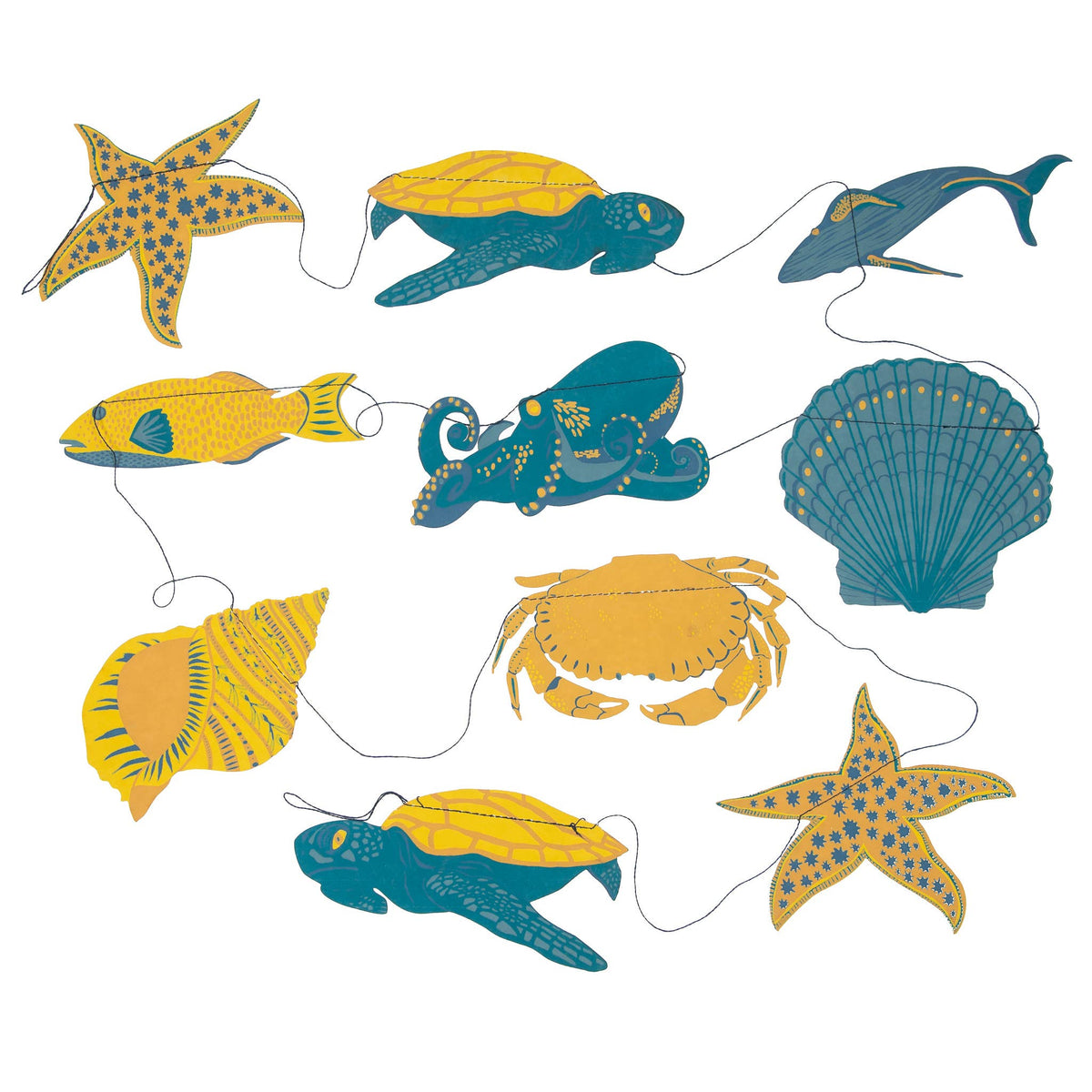 East End Press/Sealife Sewn Garland