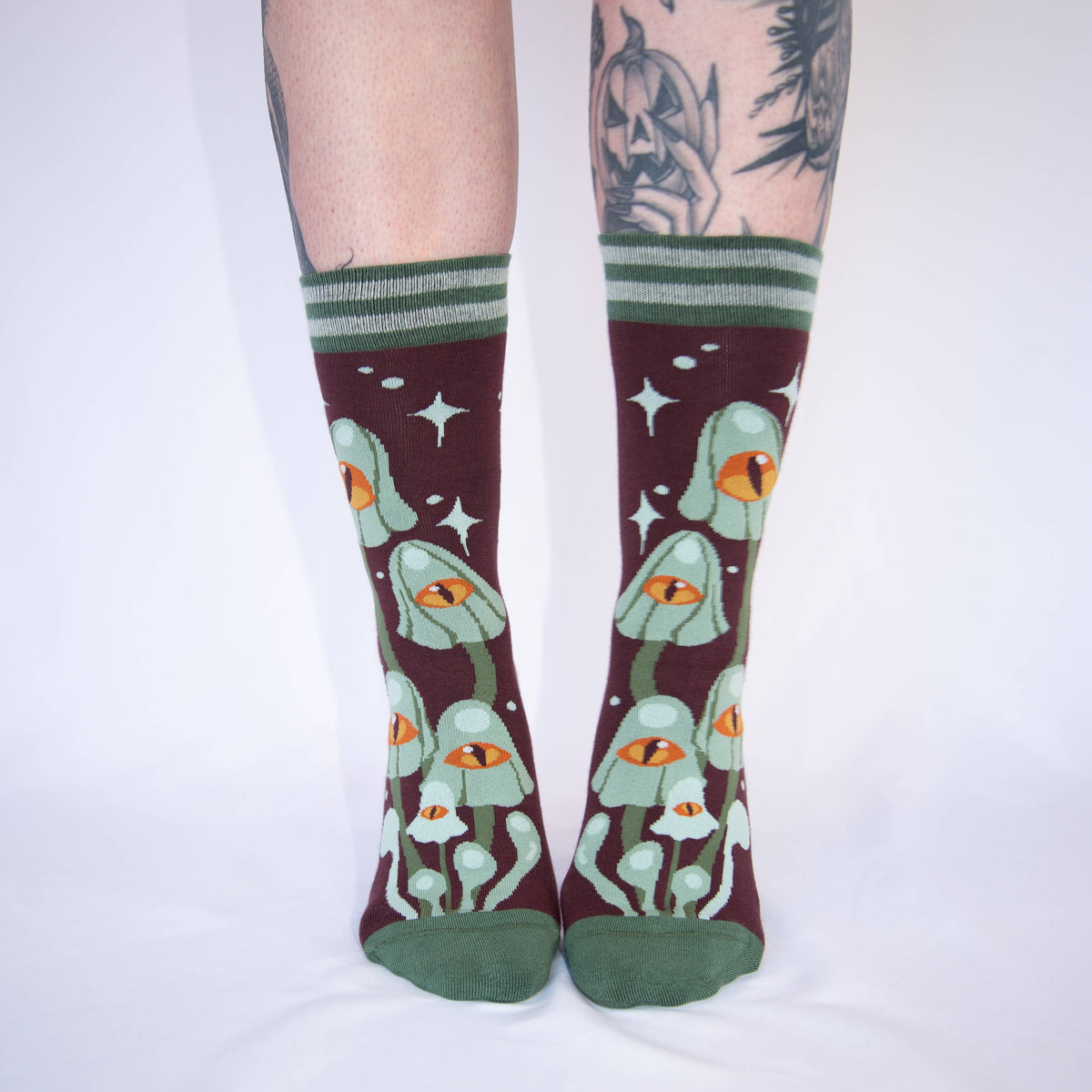 Foot Clothes/Mystic Mushrooms Crew Socks