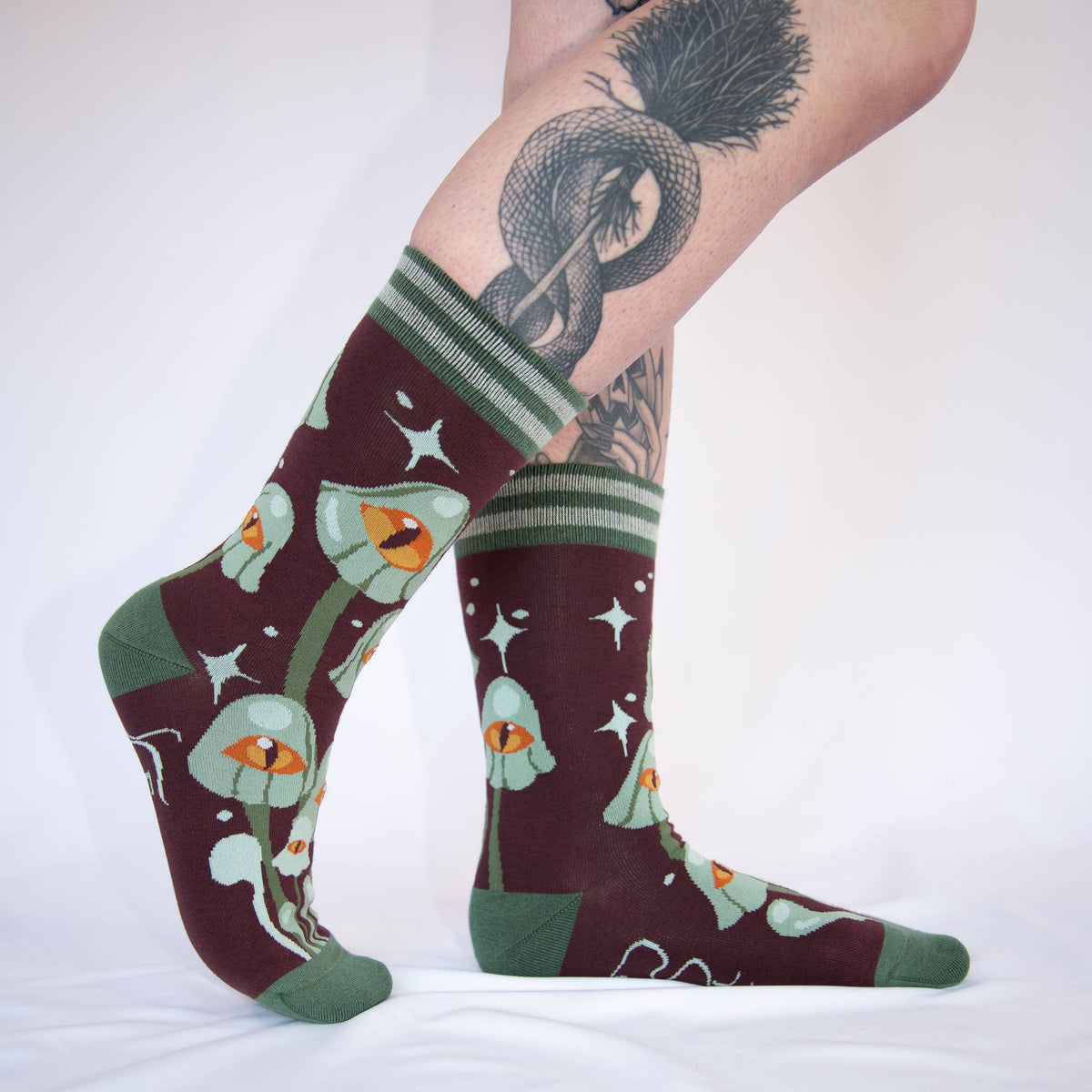 Foot Clothes/Mystic Mushrooms Crew Socks