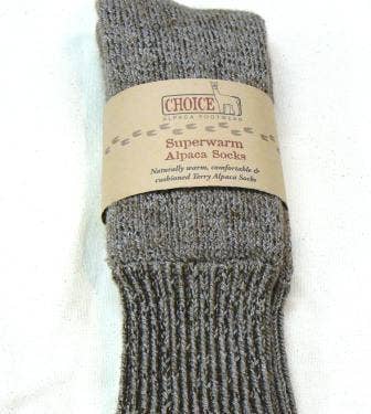 Choice Alpaca/&quot;Superwarm&quot; Alpaca Socks - Made in the USA