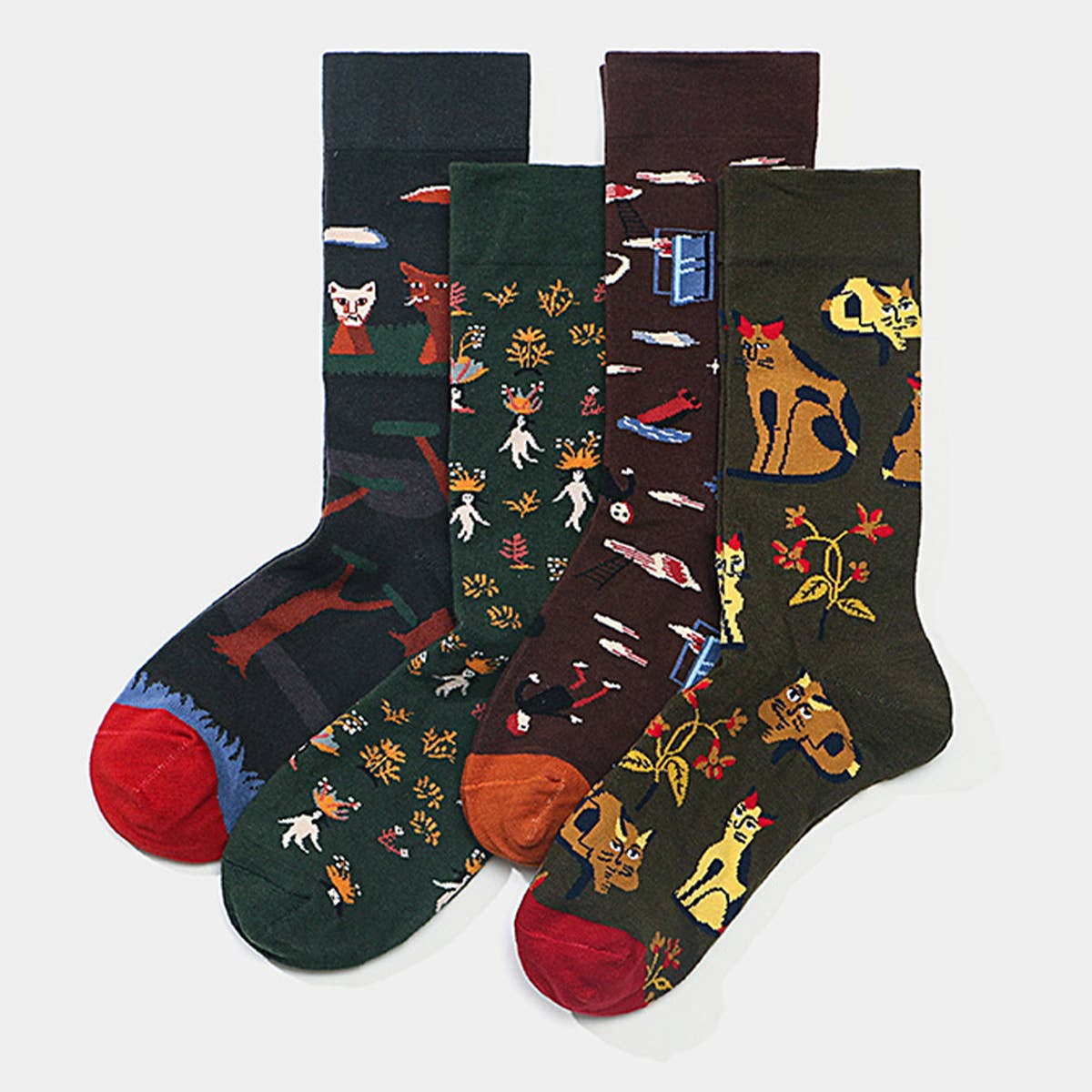 Yuppie Sox PATTERN SKATEBOARD SOCKS FOR  ANIMALS