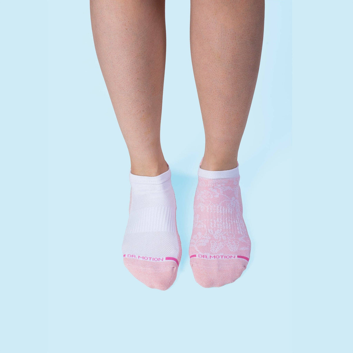 Dr. Motion/Pretty Lace Texture | Ankle Compression Socks For Women