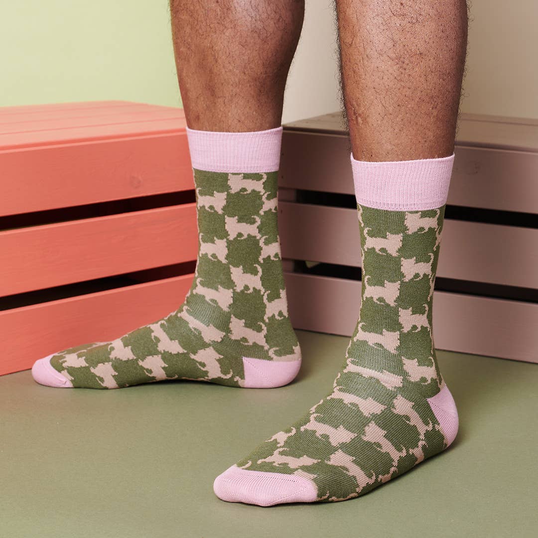 Catherine Tough/Men&#39;s Organic Cotton Crew Socks