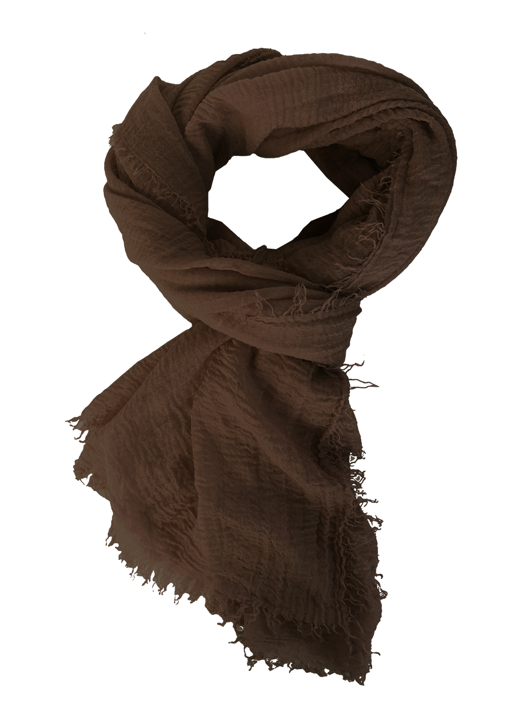 Rubyzaar - Boho Scarf - Espresso