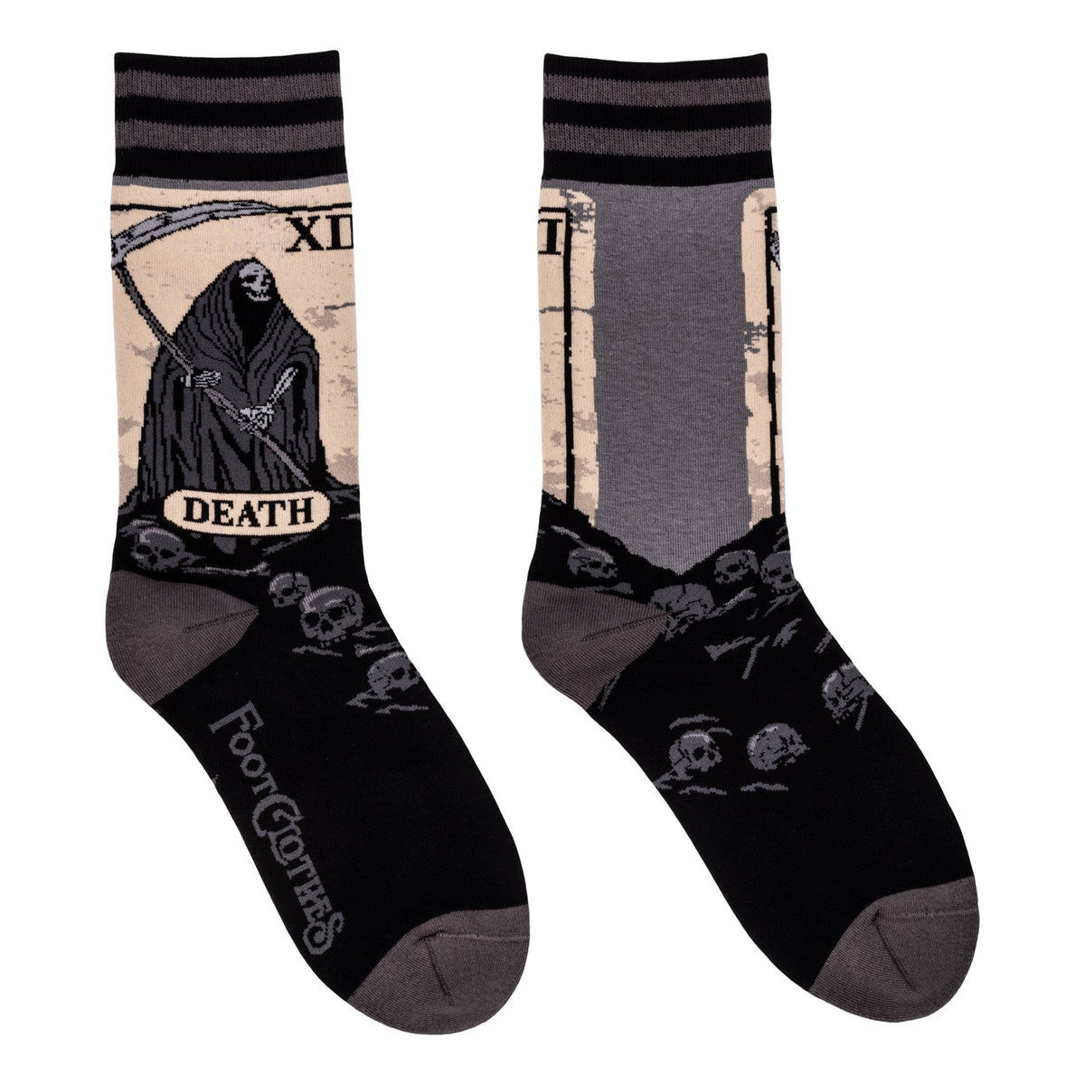 Foot Clothes/Death Tarot Card Socks