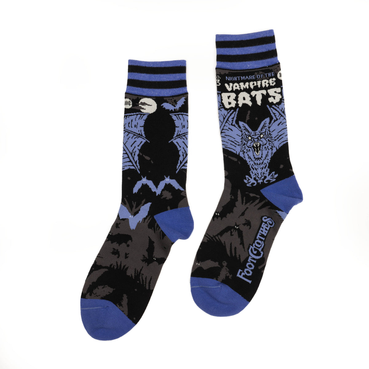 Foot Clothes/Vampire Bats Crew Socks