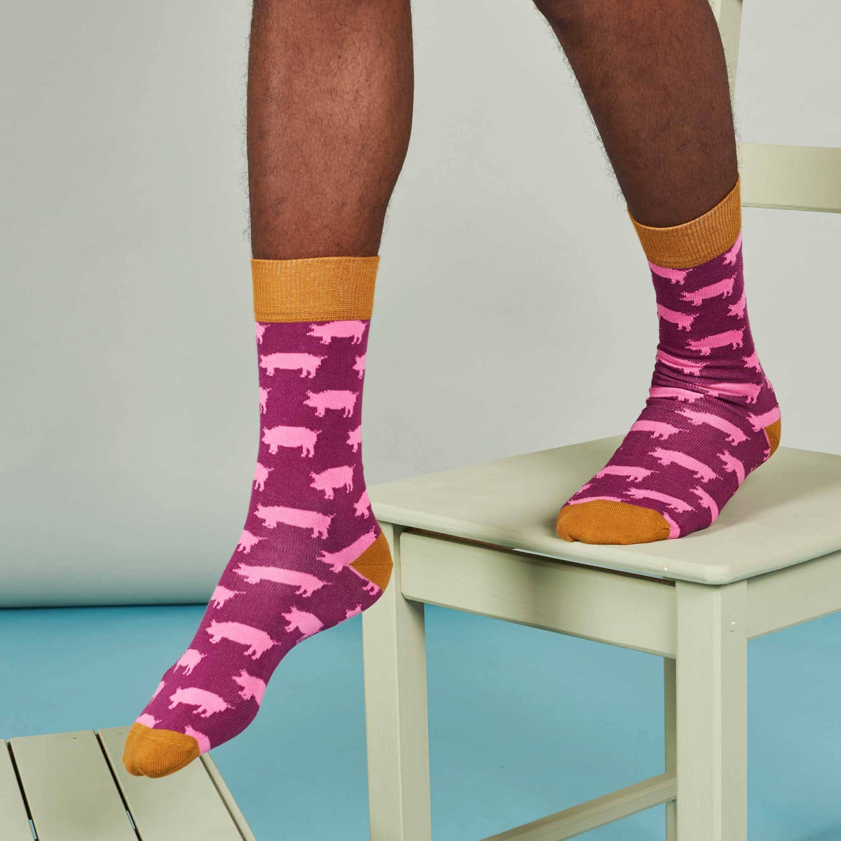 Catherine Tough/Men&#39;s Organic Cotton Crew Socks