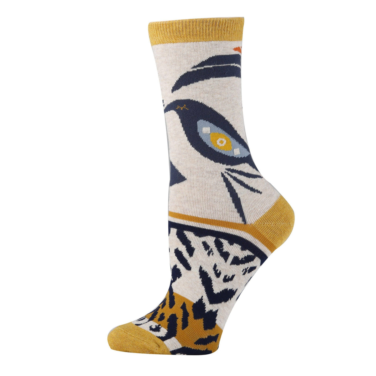 Oooh Yeah!/Clear Earth | Women&#39;s Premium Cotton Crew Dress Socks