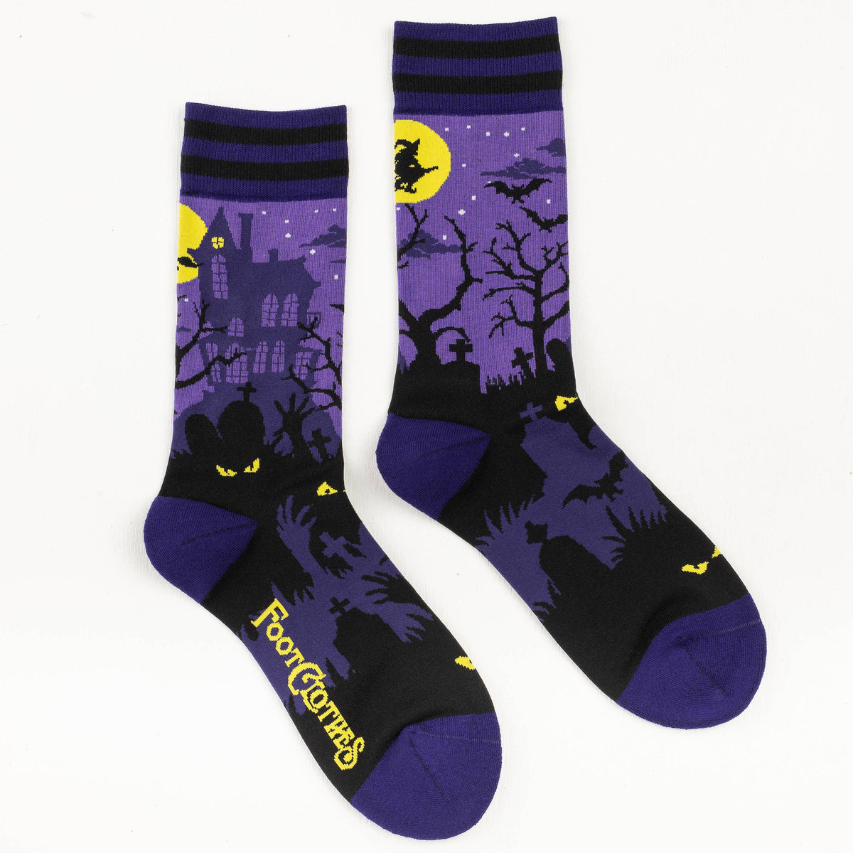 Foot Clothes/Haunted House Crew Socks