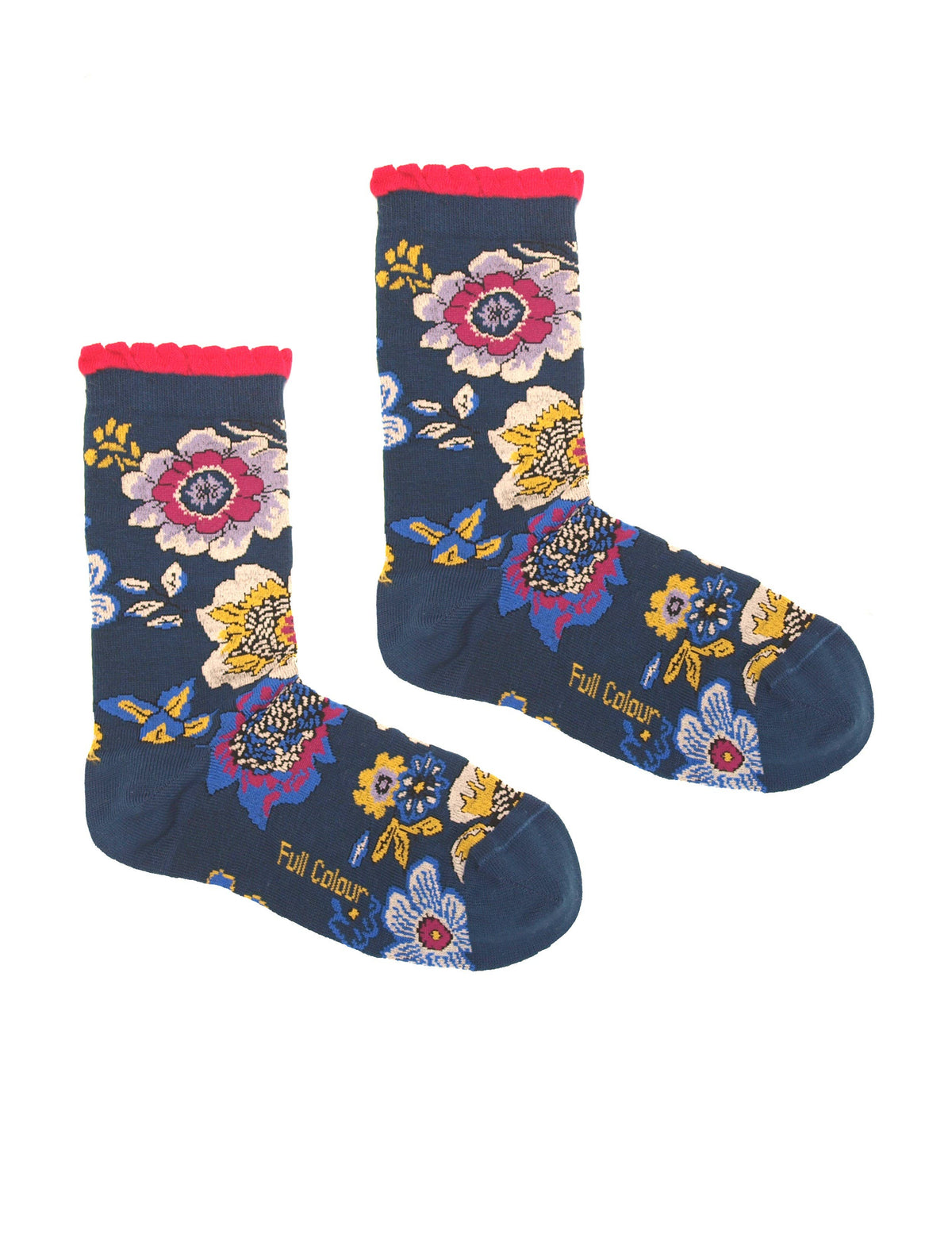 Full Colour - BLUE ZINNIA SOCKS