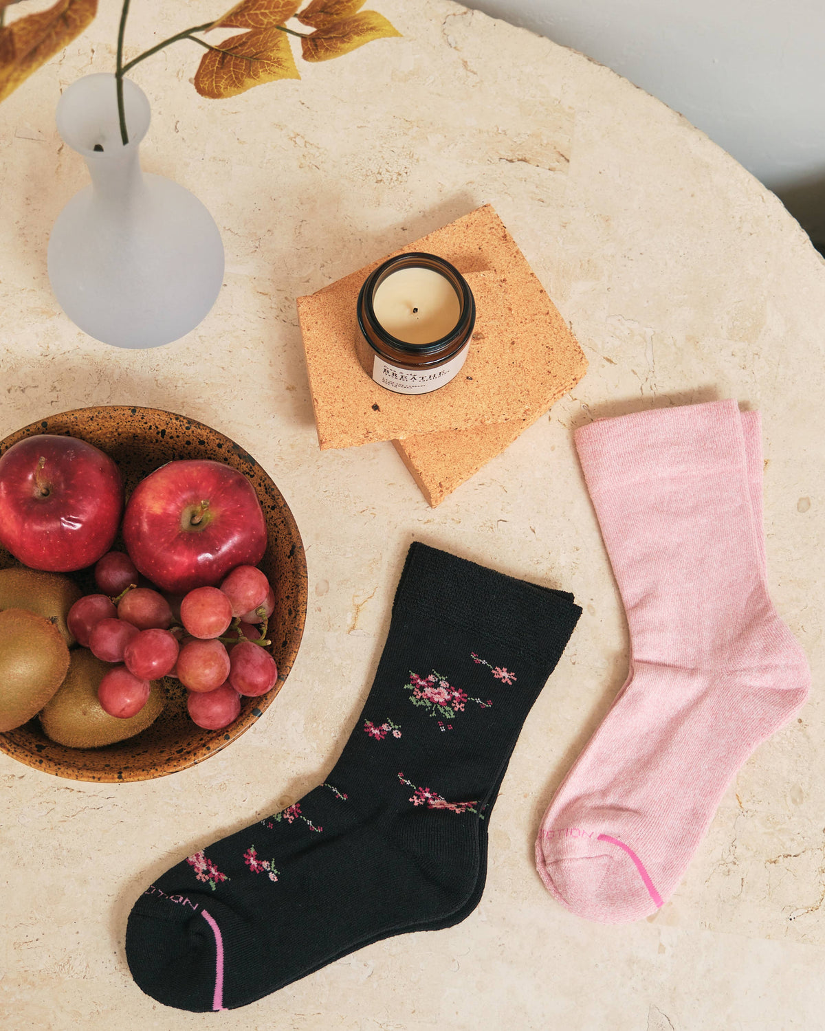 Dr. Motion/Bouquet Floral | Comfort Top Socks For Women