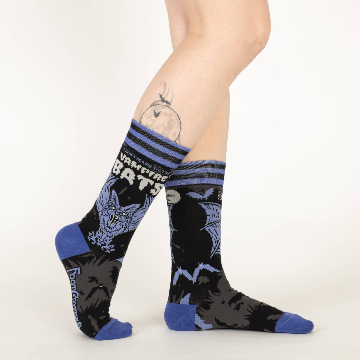 Foot Clothes/Vampire Bats Crew Socks
