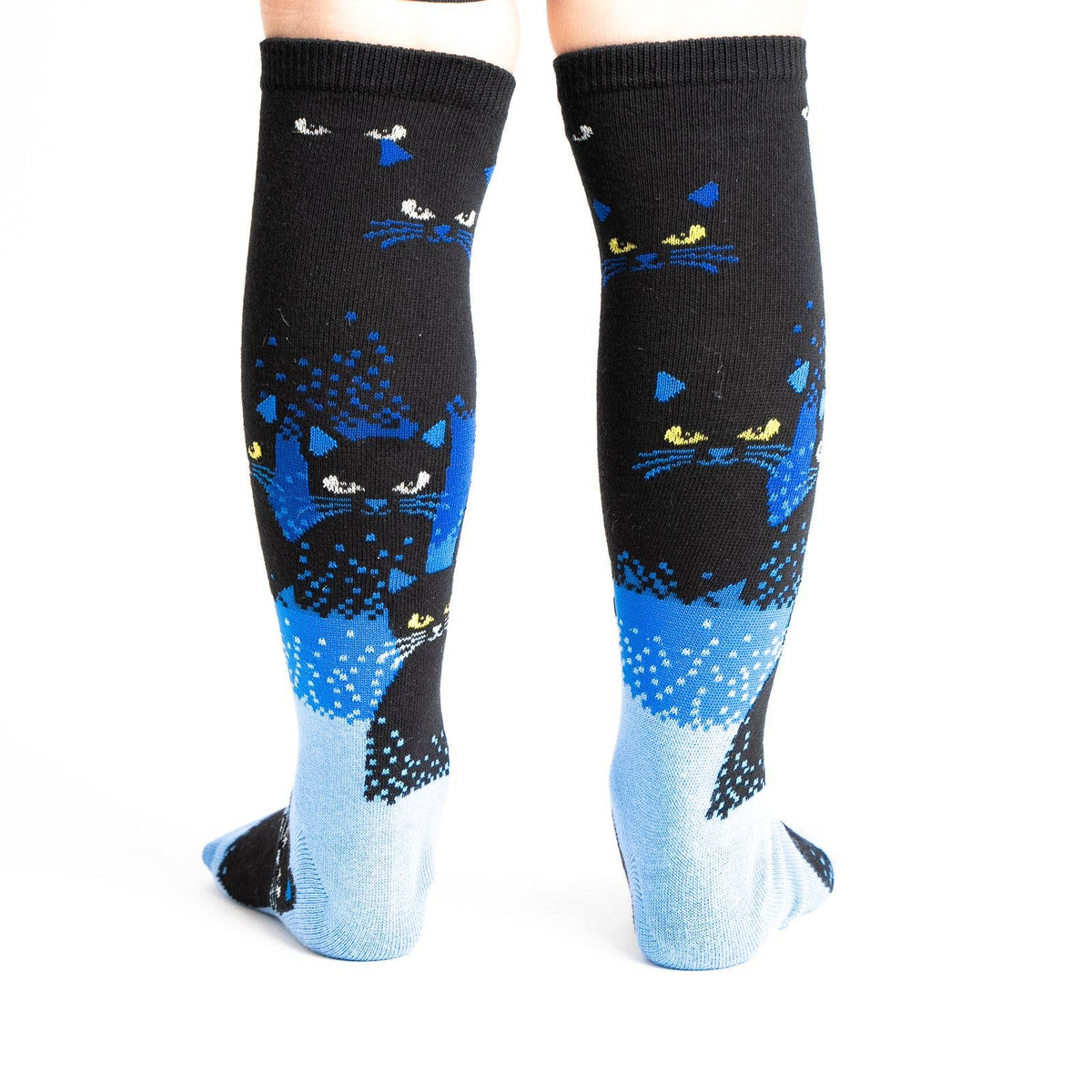 Sock it to Me/Youth Knee-High Sock: Cats In the Dark