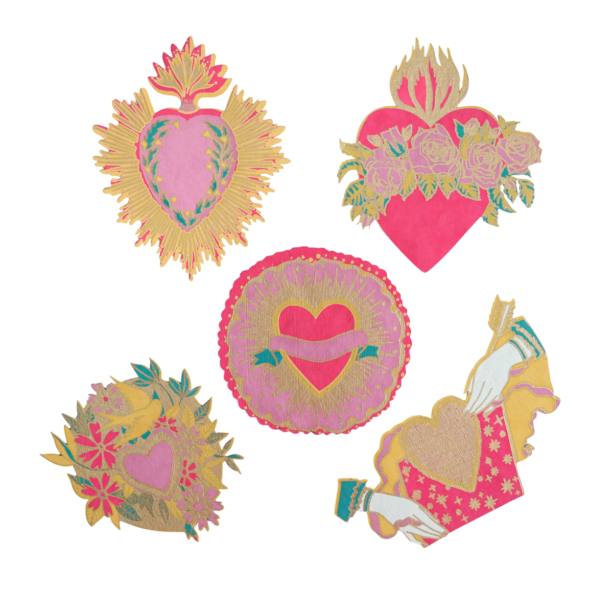 East End Press/Love Heart Notelet Set