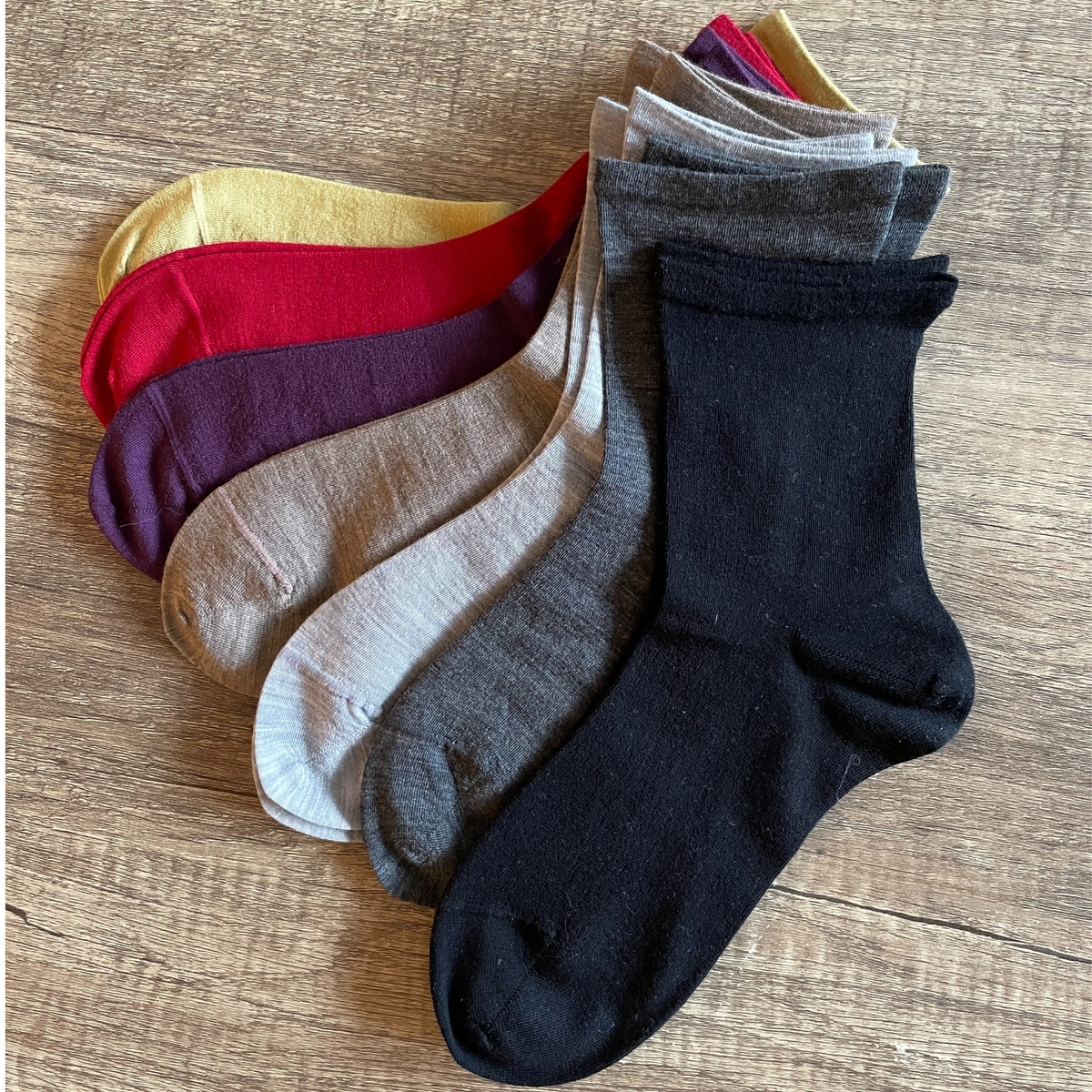 Cherrystone/Extra Fine Premium Merino Wool Everyday Socks