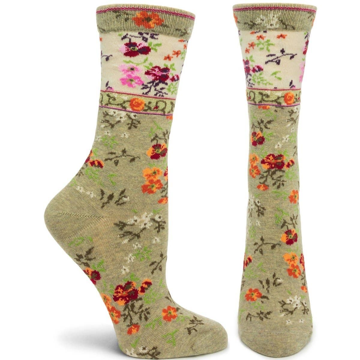 Ozone Women's Mona Linen Crew Sock